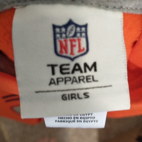 Denver Broncos hoodie Girls Size L 10-12 - Picture 4 of 4